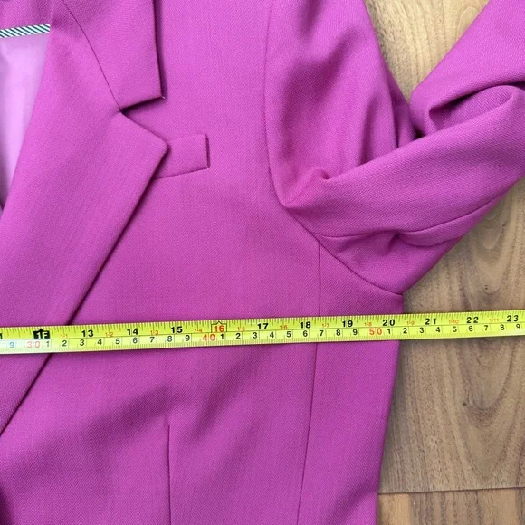 J. Crew Willa Blazer Italian City Wool Blend Blazer Jacket Pink Size 10T